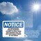 Signmission No Trespassing Private Property Attempts OSHA Notice Sign, Vinyl Decal, 7in W x 5in L, 2PK OS-2PACK-NS-D-57-L-14965 - alternate 3
